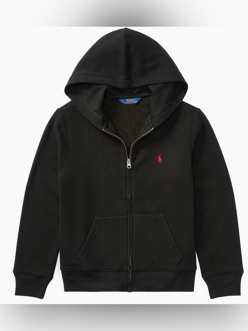 Polo by Ralph Lauren Cotton Blend Fleece Hoodie Black Large NWT IN PACKAGE